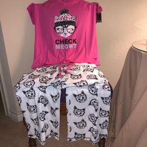 NWT Cozy Joe Cat Pajamas-Teen or Adult